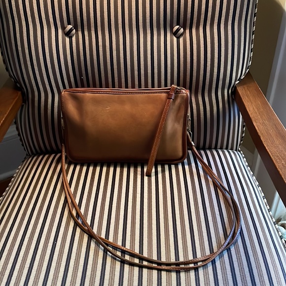 Vintage coach basic bag  / zippered clutch 9455 glue in tag original HT & strap - Picture 15 of 15